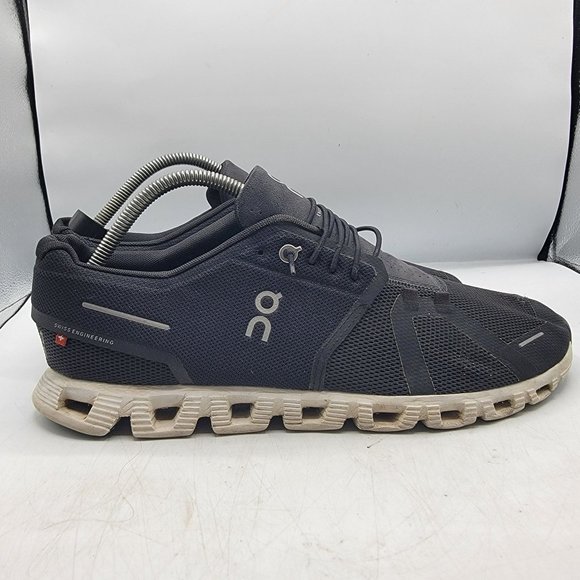 On Cloud 5 Mens 11 Black Running Shoes Athletic Outdoors Casual Streetwear main image 5